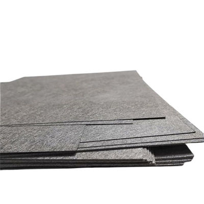 12-20 μm Titanium Fiber Mat Lebar lebar dan ukuran liang optimal untuk aplikasi industri