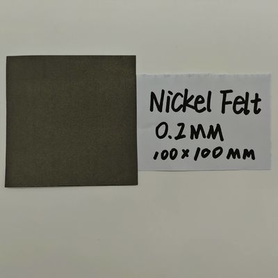 0.2mm tebal Nikel Fiber Felt Nikel murni Metal Fiber Felt Untuk Produksi Hidrogen AEM