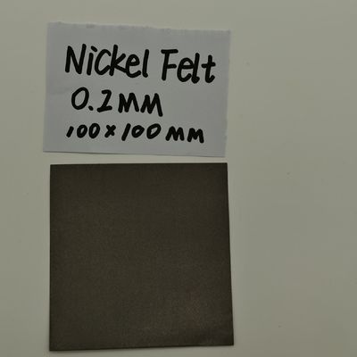 Felt Serat Logam Porous Nikel Sinter 0.2mm Ramah Lingkungan