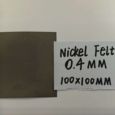 0.4mm tebal Nikel Serat Felt AEM Hidrolizasi Nikel Murni Sinter Felt